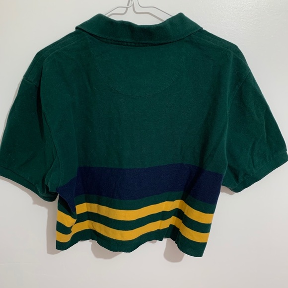Vintage cropped USPA polo 💚💛 - Picture 2 of 3